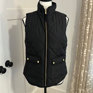 JCrew Factory quilted puffer vest with snap pockets